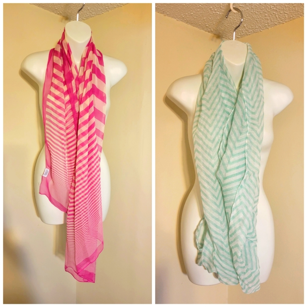 2 NWT Scarves